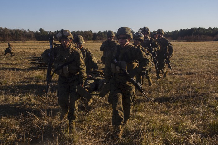 Thuỷ quân lục chiến Mỹ tập trận hỗn hợp tại Bắc Carolina ảnh 13